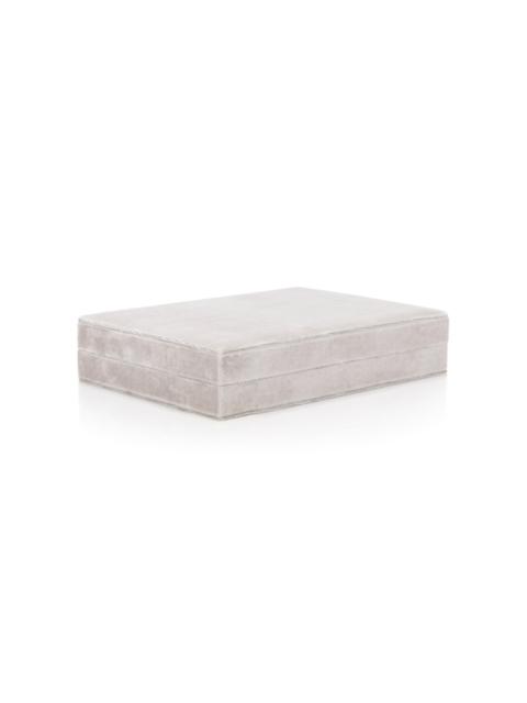 Tresor Velvet Jewelry Box silver