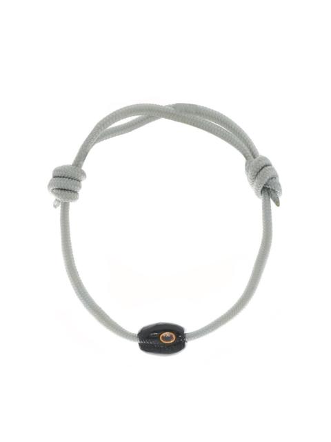 Petite Onyx Cowrie Sillimanite Grey Bracelet