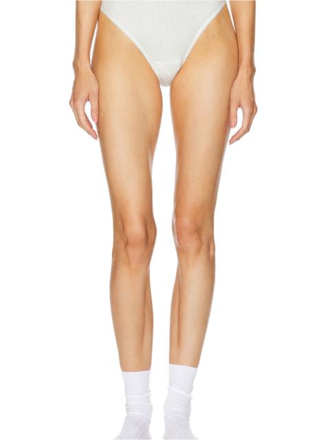 Pointelle High Cut Panty