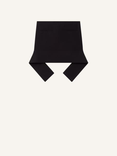 REVERSED BELT MINI SKIRT