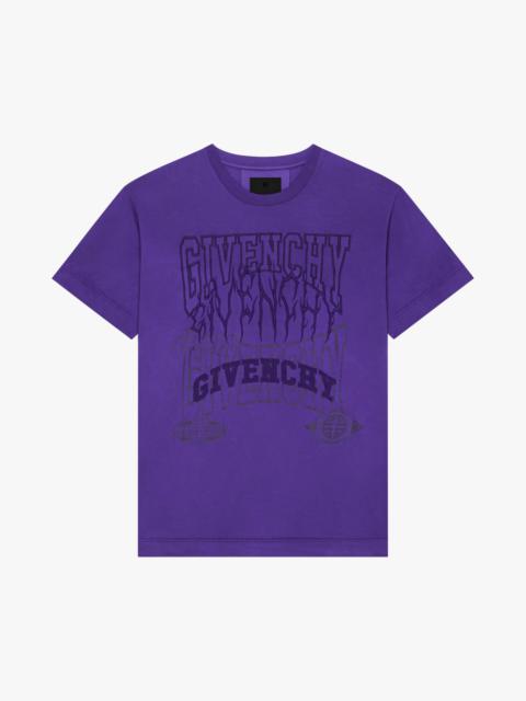 OVERSIZED T-SHIRT IN EMBROIDERED JERSEY