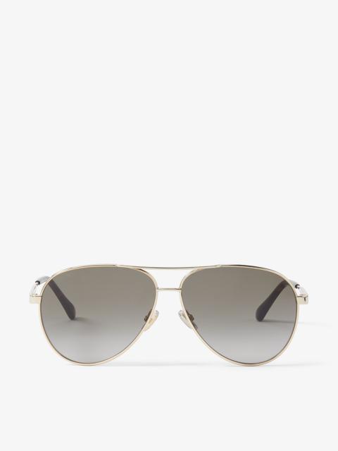 Jimena
Rose Gold and Havana Aviator Sunglasses with Swarovski Crystals