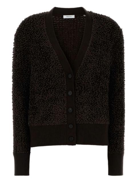 bouclé cardigan