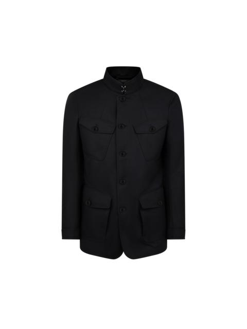 COMPACT NYLON MILITARY JACKET