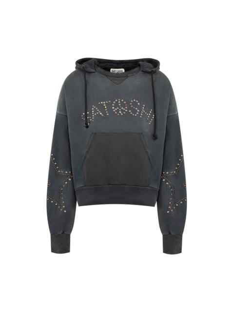 STAR STUDDED AFTERHOOD HOODIE
