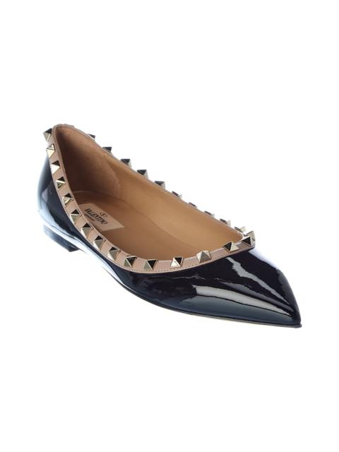 Valentino Rockstud Patent Flat