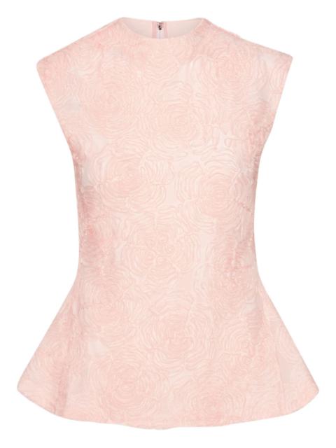 floral-patterned top