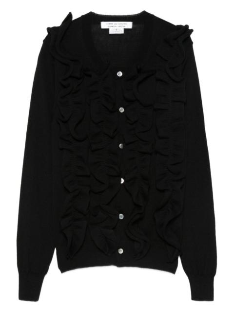 ruched cardigan