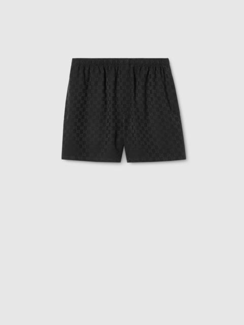 GG silk jacquard swim shorts