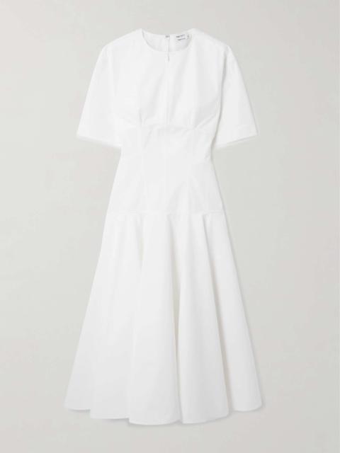 Day organic cotton-poplin midi dress White