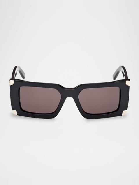 Rectangle Acetate Sunglasses