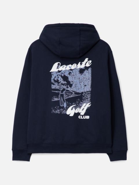 PRINTED FLEECE GOLF HOODIE