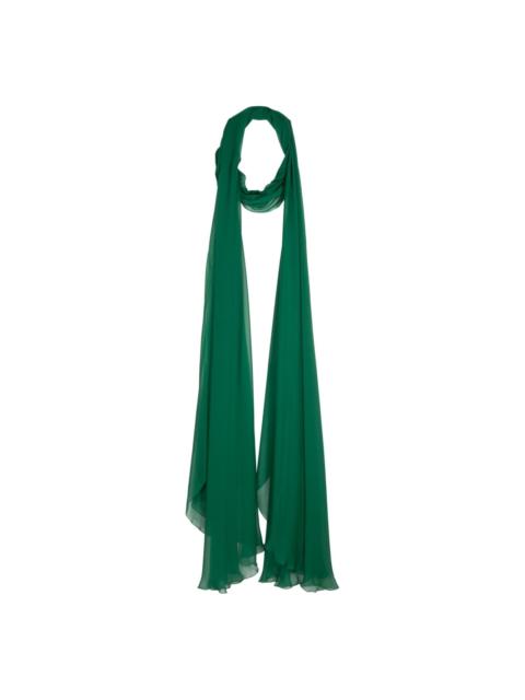 chiffon-crepe silk scarf