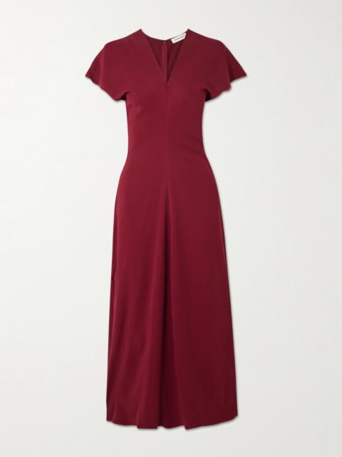 Zadig Gathered Crepe Maxi Dress
