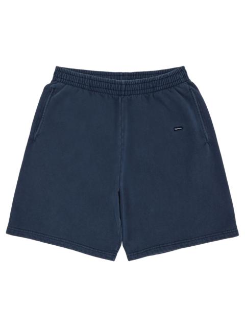 Supreme Overdyed Small Box Sweatshort 'Dark Slate'