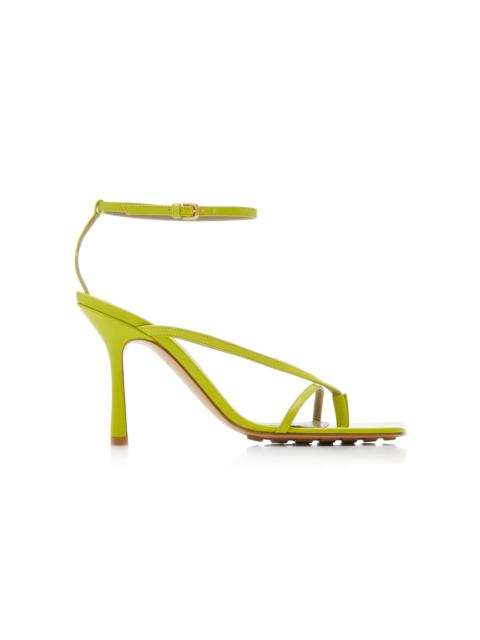 Stretch Leather Sandals green