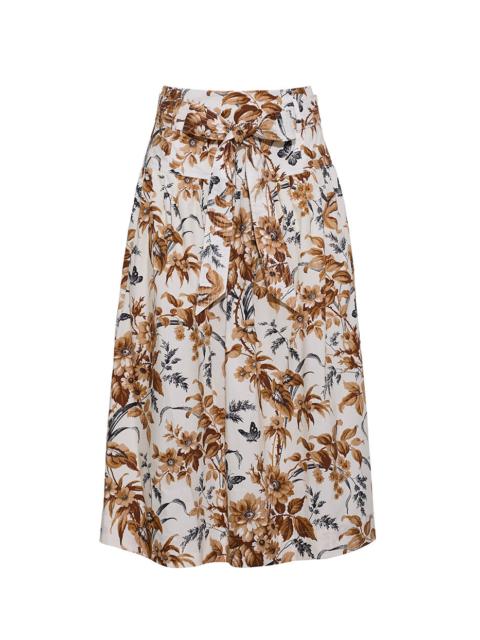Jiya Skirt
A Soft Sweep of Tiers, Cinched with a Sash