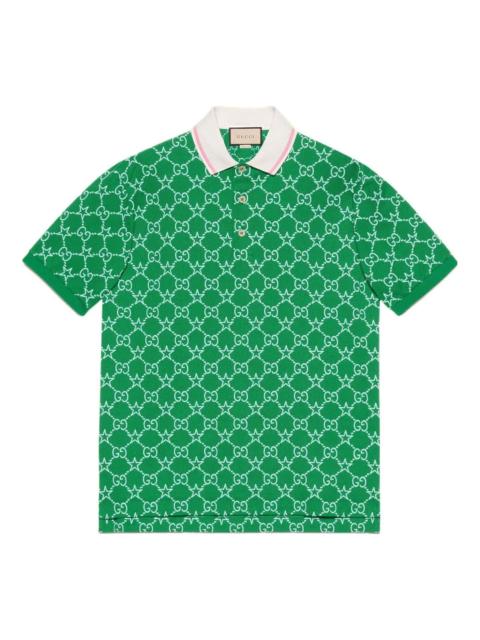 Gucci GG Stretch Cotton Polo 'Green' 696071-XJEE9-3129