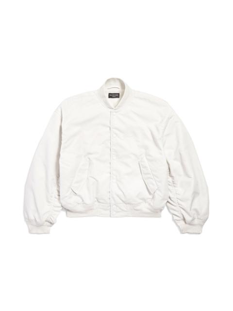 Men's Loop Sports Icon Varsity Jacket  in White