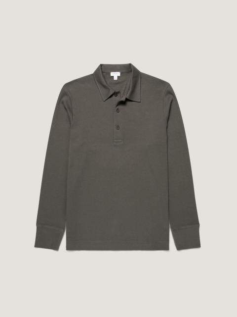 Long Sleeve Cellulock Polo Shirt