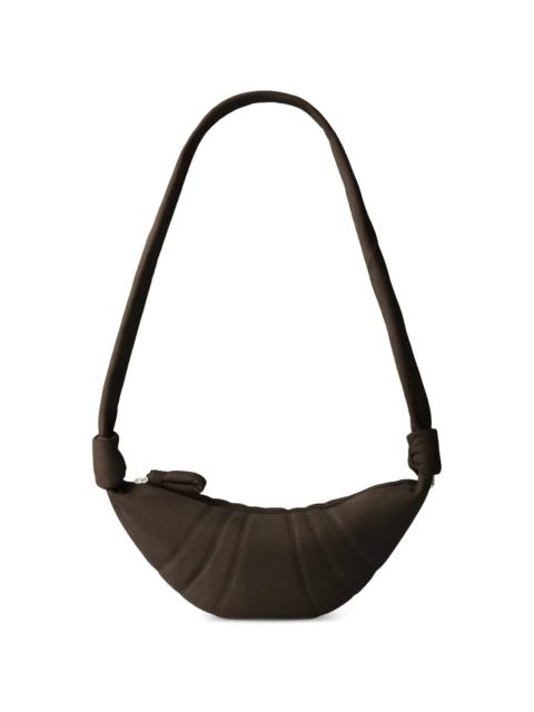 Lemaire Small Croissant Bag In Alpaca Nubuck