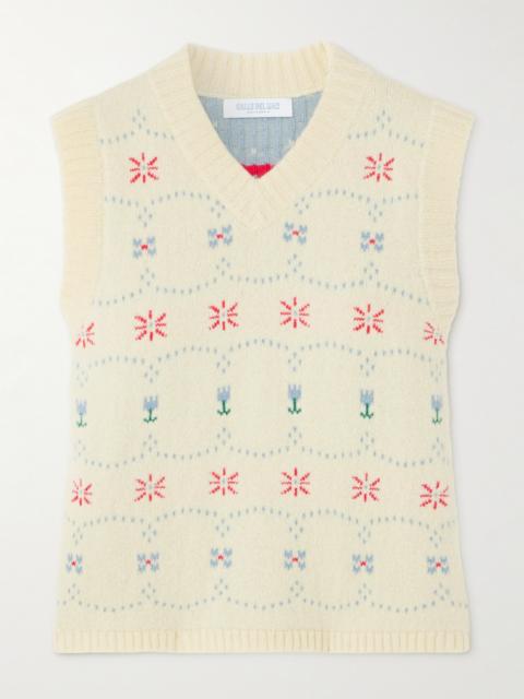 Cashmere And Silk-blend Jacquard Vest