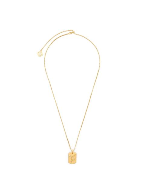 sagittarius zodiac-design necklace