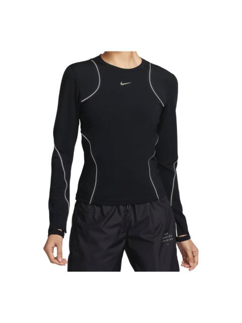 (WMNS) Nike Dri-Fit Running Division T-Shirts 'Black' FV6419-010