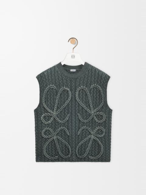 Vest in wool