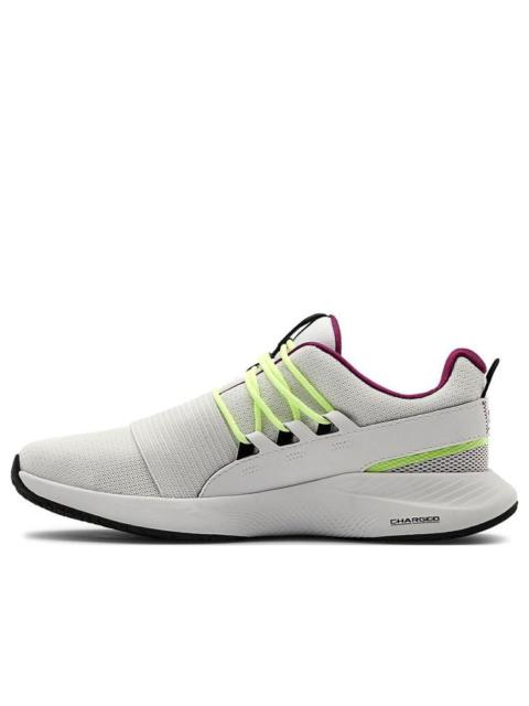 (WMNS) Under Armour Charged Breathe Lace Sports Shoes White 3022584-107