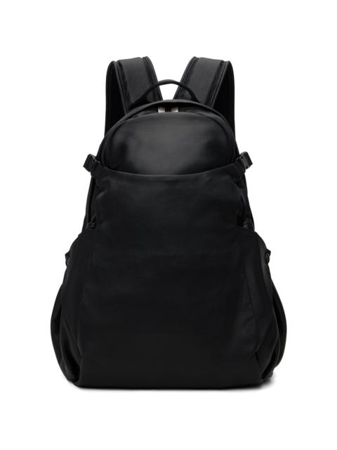 Black Leather Backpack