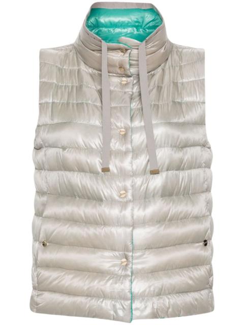 reversible padded gilet
