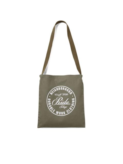 logo-print tote bag