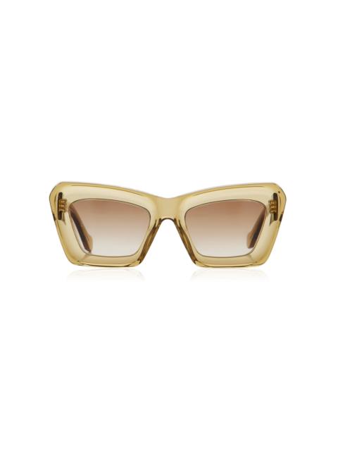 Cat-Eye Acetate Sunglasses brown