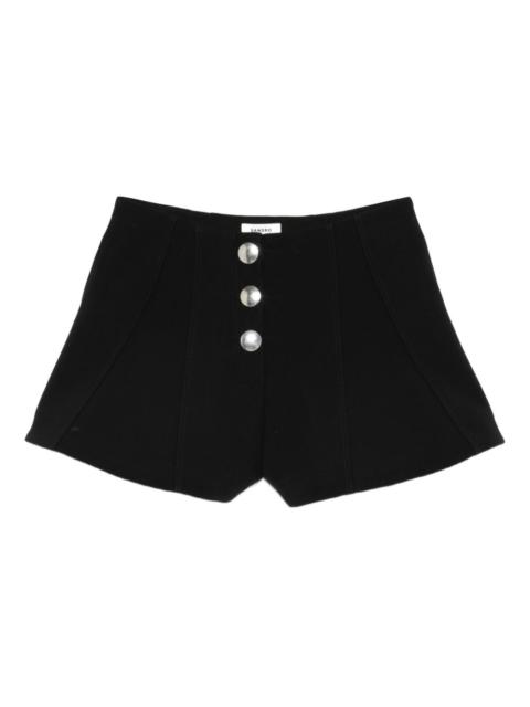 press-stud-fastening shorts