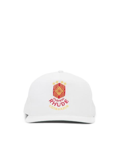 Côte D'Azur linen baseball cap