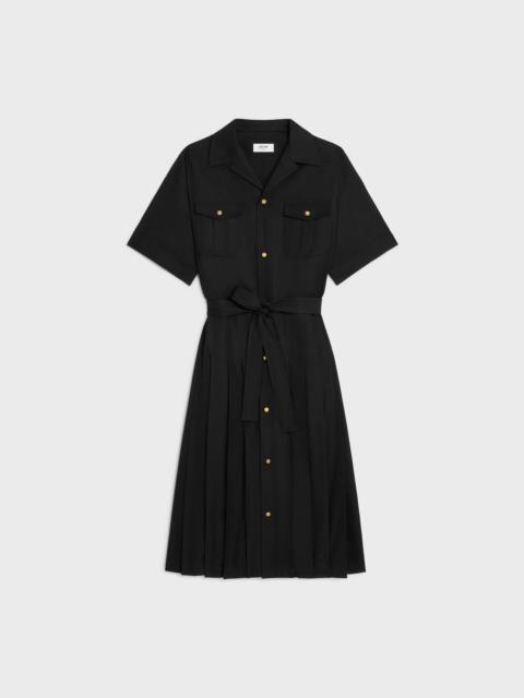 saharienne dress IN COTTON POPLIN