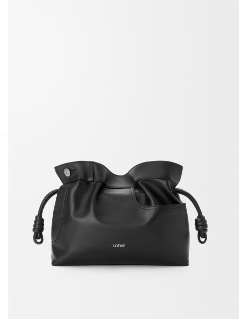 Panta medium Flamenco clutch in shiny calfskin