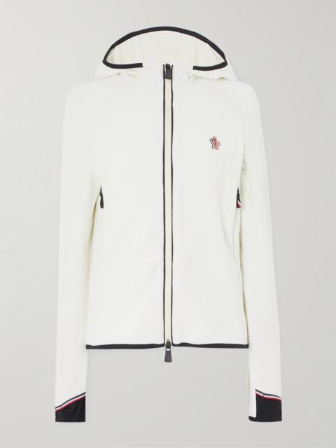 Appliquéd Hooded Fleece Jacket