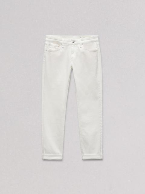 Dre Slim Boyfriend - Optic White
Low-Rise Vintage Stretch Jean