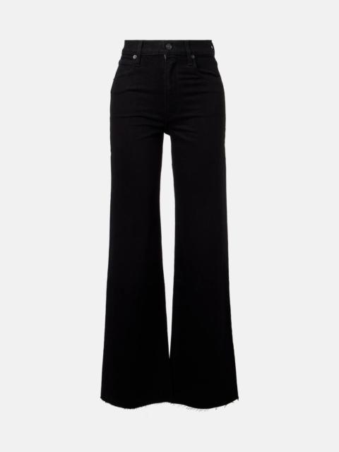 Grace high-rise wide-leg jeans