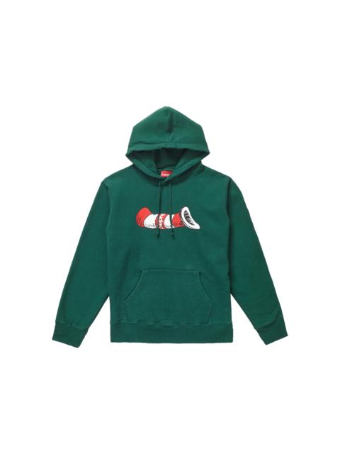 Supreme Cat in the Hat Hooded Sweatshirt Dark Green