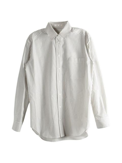 striped pocket shirt