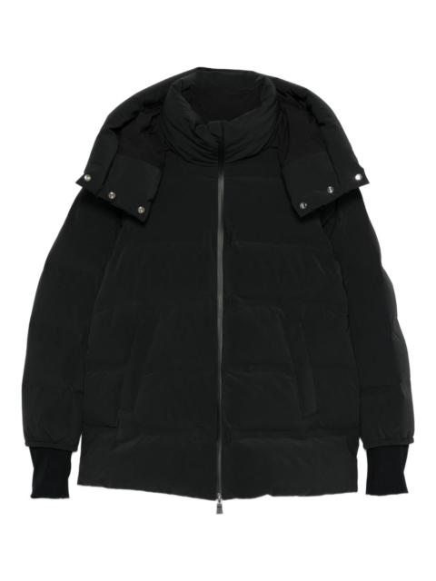 hooded zip-up jacket