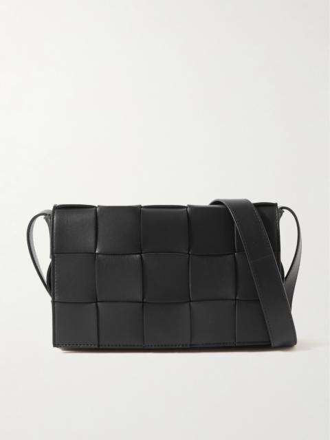 Cassette Intrecciato Leather Shoulder Bag