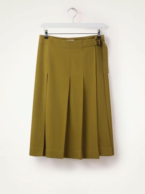 PLEATED WRAP SKIRT