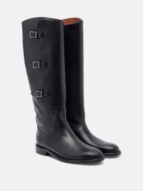 Montana leather knee-high boots