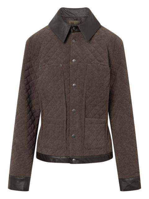 quilted corduroy jacket