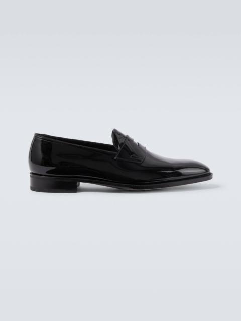 Jamie patent leather penny loafers
