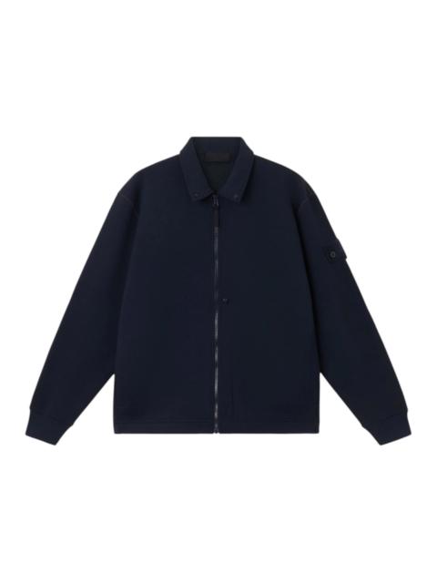 Stone Island 6100050 Cotton Wool Ghost Fleece Jacket Navy Blue